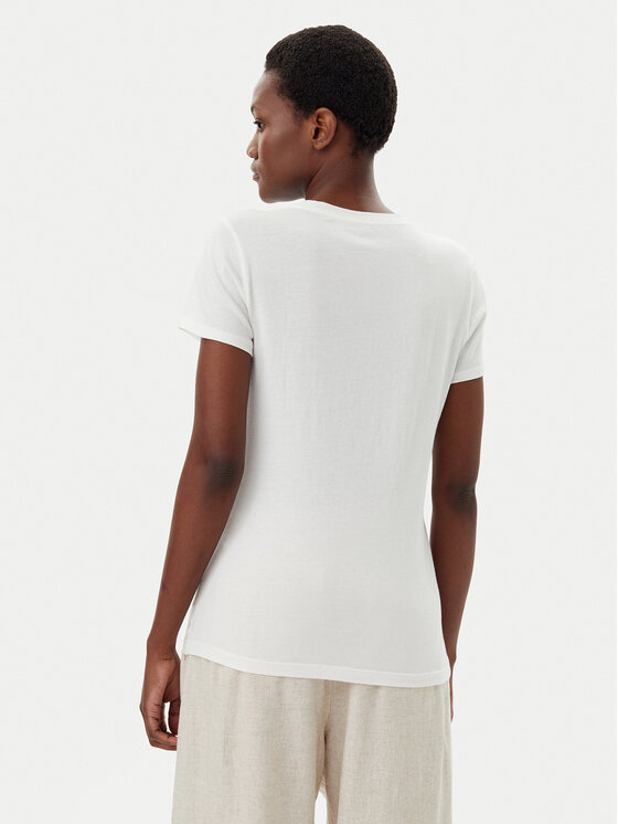 Gap Gap T-Shirt 729555-03 Biały Regular Fit