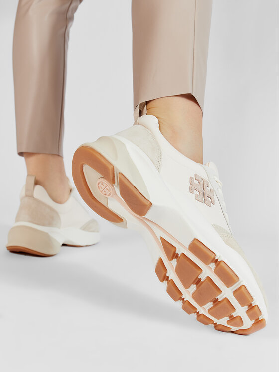 Tory Burch Tory Burch Sneakersy Good Luck Trainer 83833 Beżowy