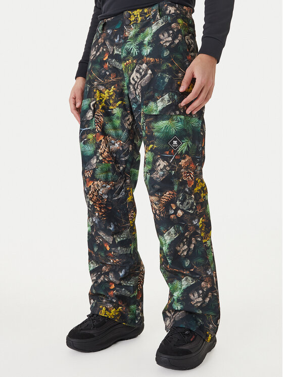 DC Shoes DC Shoes Snowboardové nohavice Code ADYTP03049 Zelená Regular Fit