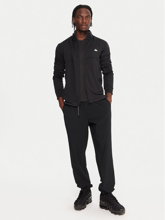 Quiksilver Quiksilver Μπλούζα τεχνική Steep Point EQYPF03078 Μαύρο Slim Fit
