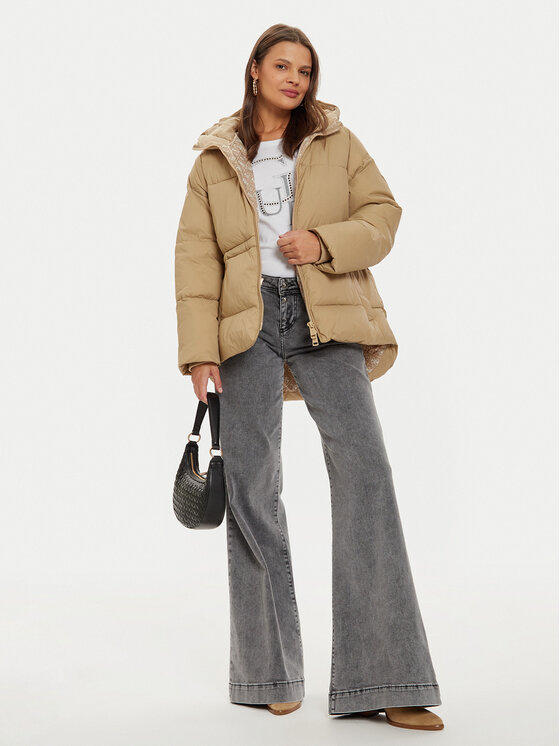 Guess Guess Зимно яке Marika W4BL99 WG0V0 Бежов Regular Fit