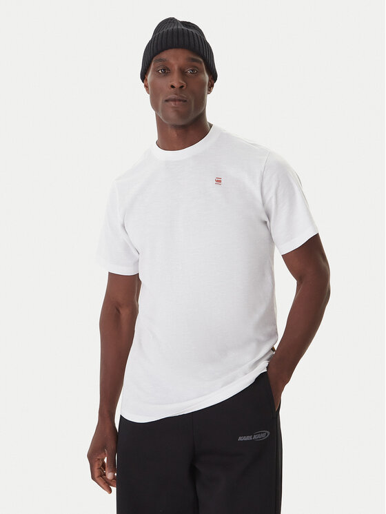 G-Star Raw G-Star Raw Тишърт Lash Back D26043-C372 Бял Relaxed Fit