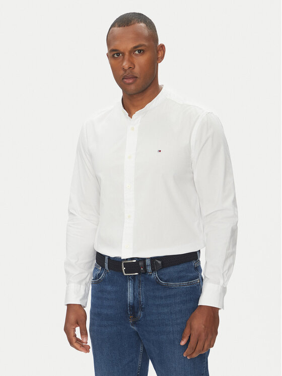 Tommy Hilfiger Tommy Hilfiger Košile MW0MW39966 Bílá Regular Fit