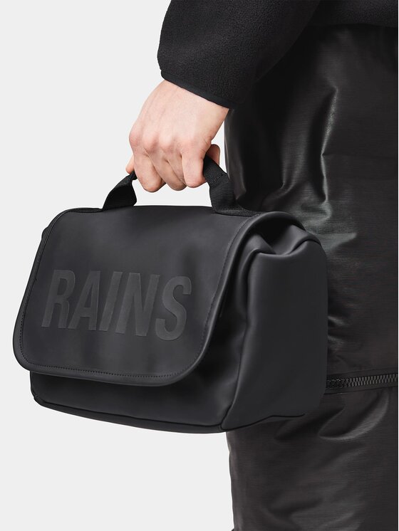 Rains Rains Kosmetyczka Texel Wash Bag W1 16310 Czarny