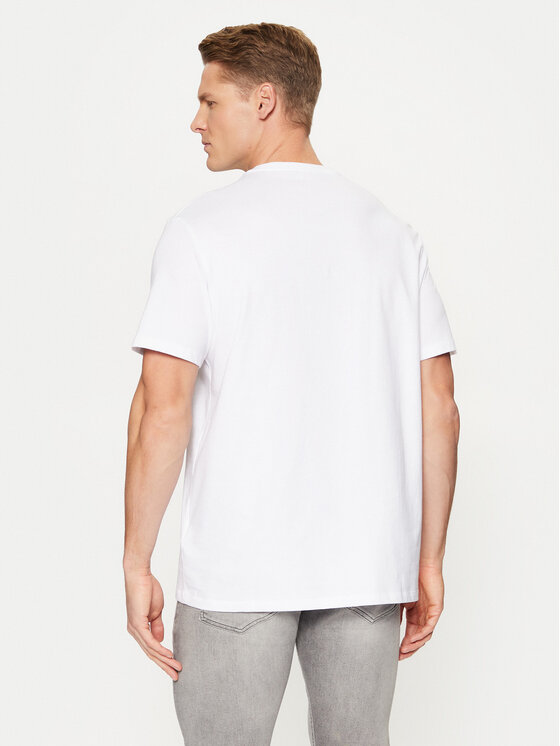 Calvin Klein Jeans Calvin Klein Jeans Marškinėliai Ss Hero Monogram Tee 30s Eu Opt 00040EM286 Balta Regular Fit