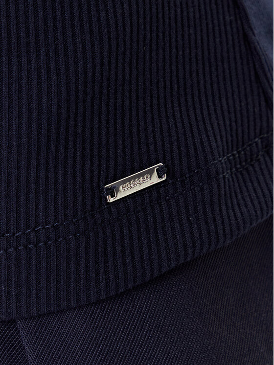 Morgan Morgan Bluzka 251-DELI Granatowy Slim Fit
