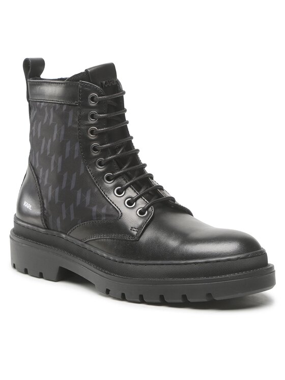 KARL LAGERFELD KARL LAGERFELD Bakancs KL11256 Fekete