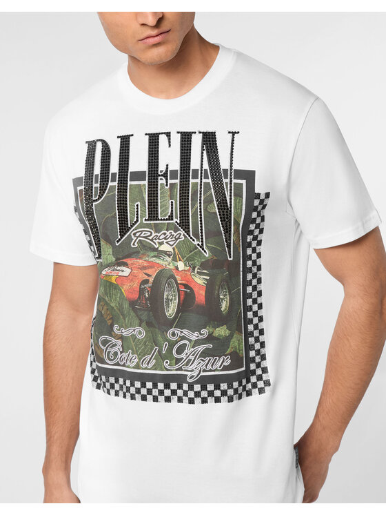 PHILIPP PLEIN PHILIPP PLEIN T-Shirt 23589 Biały Regular Fit