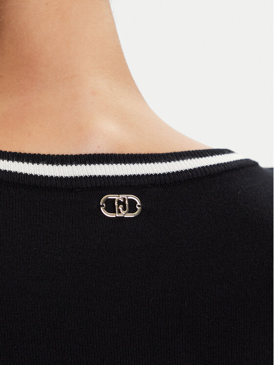Liu Jo Sport Liu Jo Sport Sweater TF5209 MS49I Fekete Regular Fit
