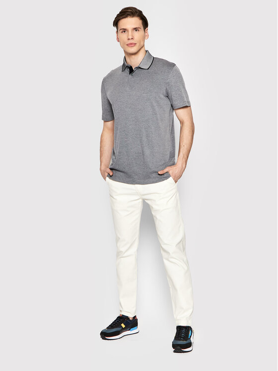 Selected Homme Selected Homme Polo Leroy 16082844 Siva Regular Fit
