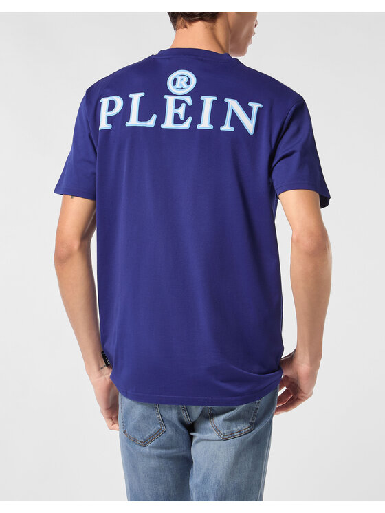 PHILIPP PLEIN PHILIPP PLEIN T-Shirt 24617 Niebieski jasny Regular Fit