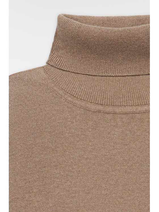 Próchnik Próchnik Golf Golf Ciemnobeżowy Bawełniany PM5 SW073224000024 Beżowy Slim Fit