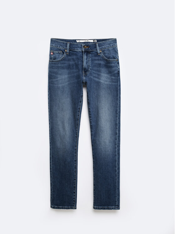 BIG STAR BIG STAR Jeansy TERRY SLIM Granatowy Slim Fit