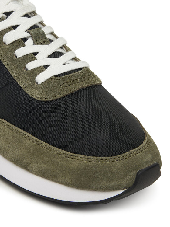 Calvin Klein Calvin Klein Sneakersy Retro Runner Ess Mix Mat YM0YM01361 Čierna