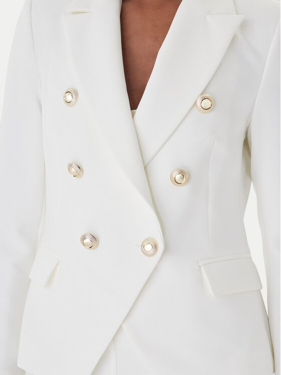 Rinascimento Rinascimento Sacou CFC0128639003 Alb Regular Fit