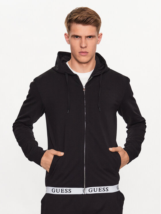 Sweatshirt Guess, Größe XXL Schwarz U3YQ00 KBS91