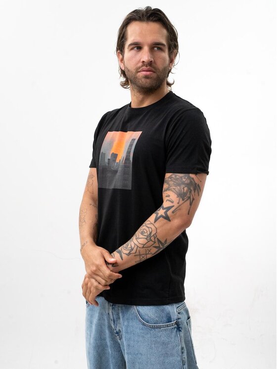 MyStars MyStars T-Shirt 132274 Czarny Regular Fit