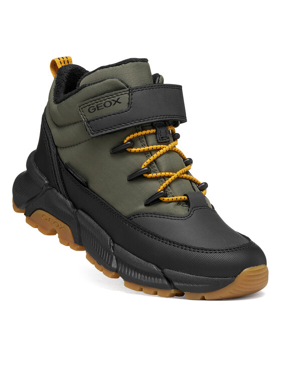 Geox Geox Kotníková obuv J Flexyper Plus Boy B Abx J66LCA 0FUME C3009 S Tmavě zelená