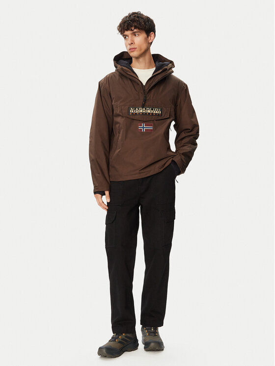 Napapijri Napapijri Anorak stiliaus striukė Rainforest Next NP0A4IB9 Ruda Regular Fit