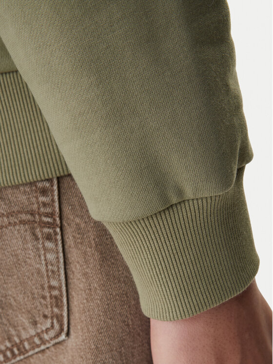 RVCA RVCA Pulóver Va Essential Crew AVYFT00331 Zöld Regular Fit