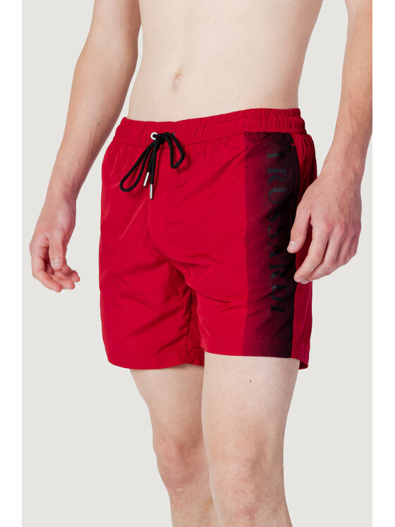 Trussardi Costume da bagno LOGO LATERALE Rosso