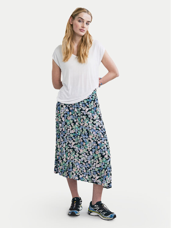 Pieces Pieces Majica Billo 17078732 Bela Loose Fit