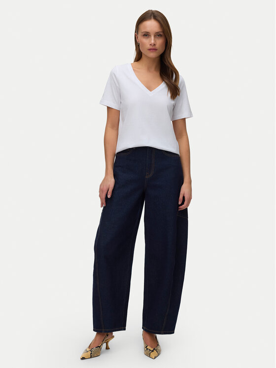 Vero Moda Vero Moda Marškinėliai Paulina 10342926 Balta Regular Fit