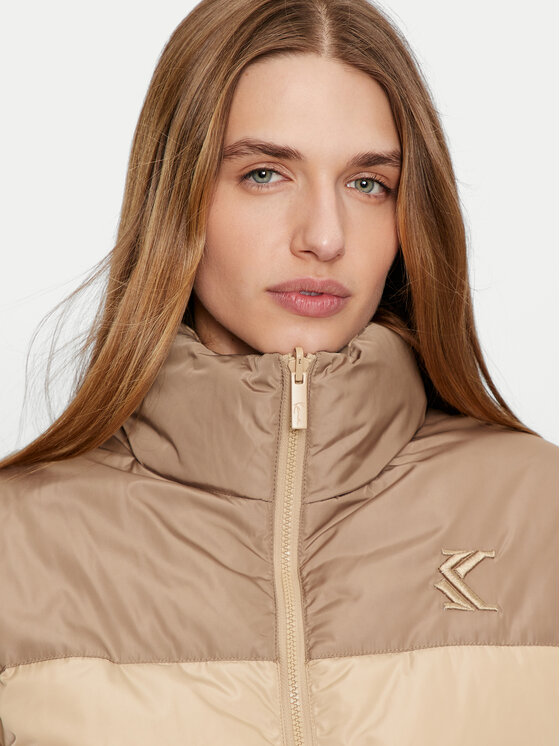 Karl Kani Karl Kani Зимно яке Reversible 61760011 Бежов Regular Fit