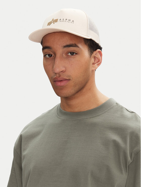 Czapka z daszkiem Alpha Industries, Écru, AI.106901-578