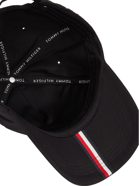 Tommy Hilfiger Tommy Hilfiger Czapka z daszkiem Th Foundation Soft 6 Panel Cap AM0AM13162 Czarny