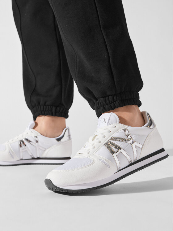 Armani exchange white sneakers online