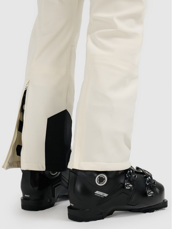 4F 4F Pantaloni da sci 4FWAW25TFTRF0943-12S Bianco Slim Fit