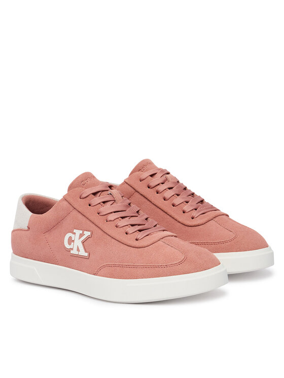 Calvin Klein Calvin Klein Sneakersy Low Pro Cups Wt Suede Mg HW0HW03144 Růžová