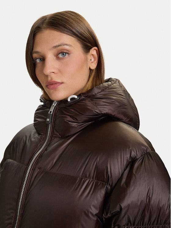 Tommy Hilfiger Tommy Hilfiger Pūkinė striukė WW0WW46541 Ruda Regular Fit