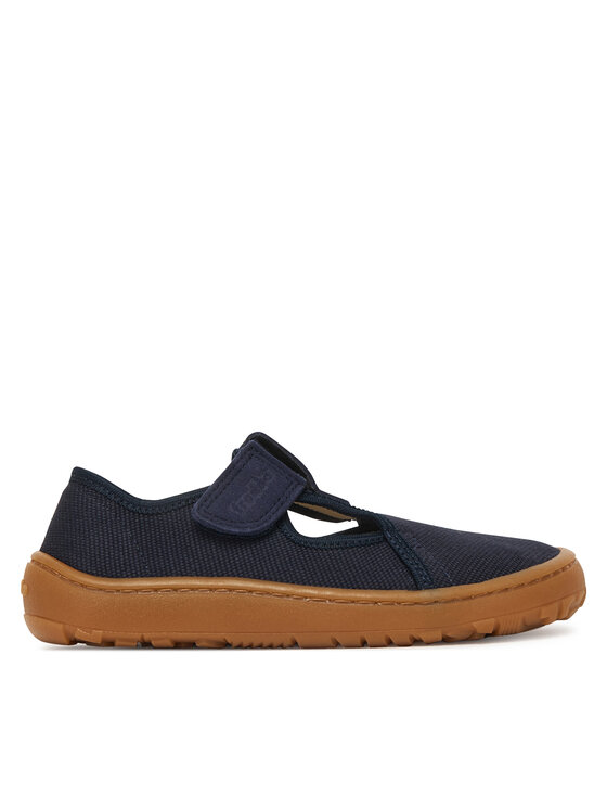 Froddo Froddo Papuci de casă Barefoot Canvas T-Bar G1700439 S Bleumarin
