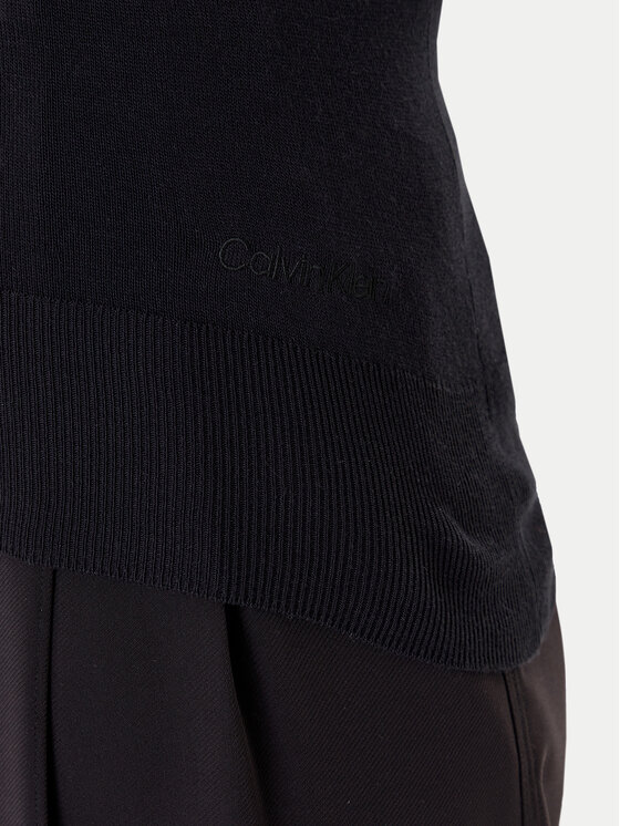 Calvin Klein Calvin Klein Πουλόβερ LV044C339G Μαύρο Regular Fit