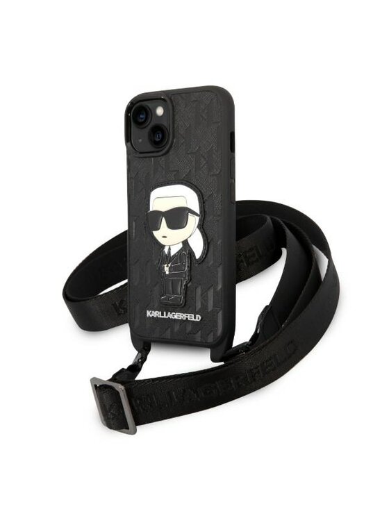 Etui na telefon KARL LAGERFELD, Czarne, iPhone 14 Plus