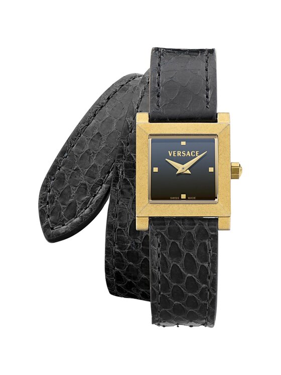 Versace Versace Zegarek VE5O00226 Czarny