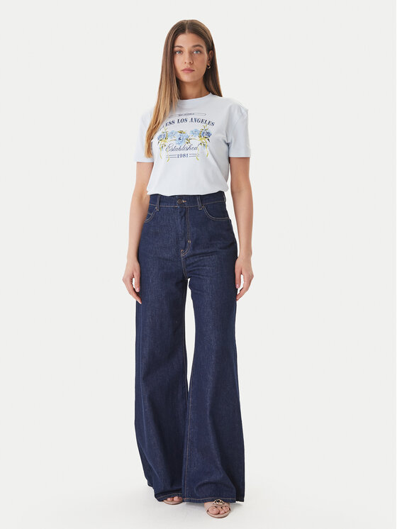 Guess Guess T-shirt W6GI27 K3160 Blu Regular Fit