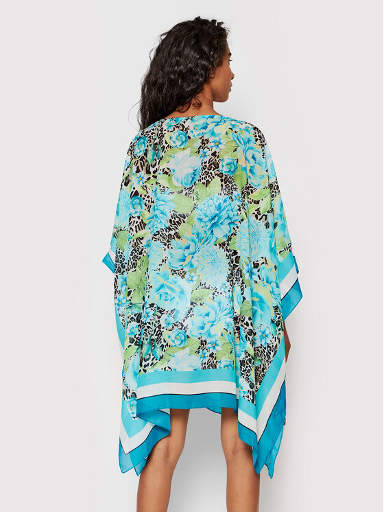 Liu Jo Beachwear Liu Jo Beachwear Pontšo VA2022 T4902 Sinine Relaxed Fit