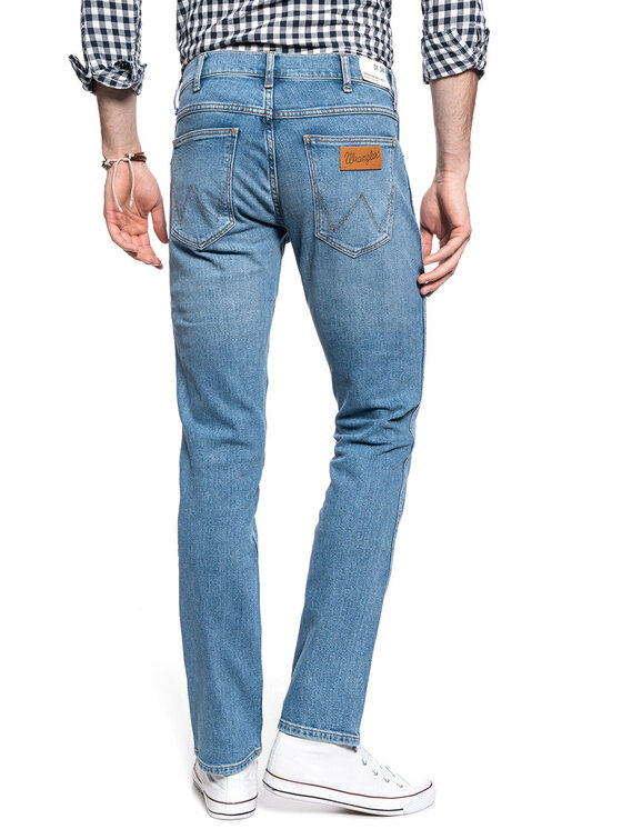 Wrangler Wrangler Jeansy GREENSBORO Niebieski Straight Fit