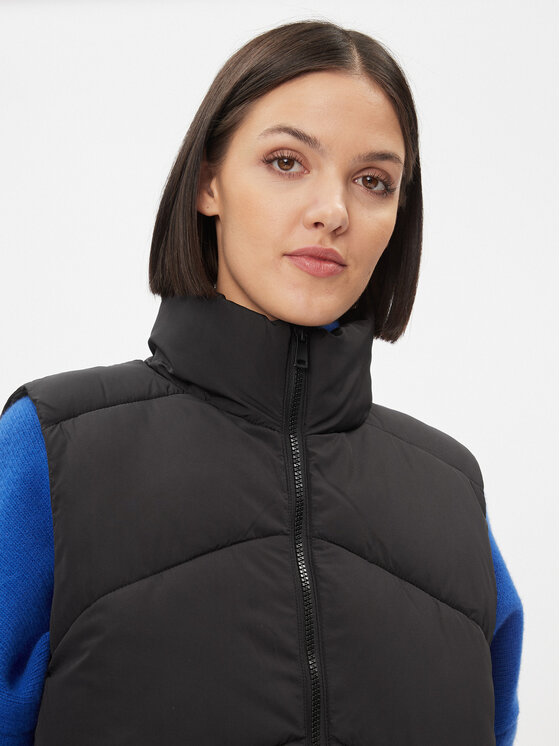 ONLY ONLY Αμάνικο Μπουφάν 15274066 Μαύρο Regular Fit