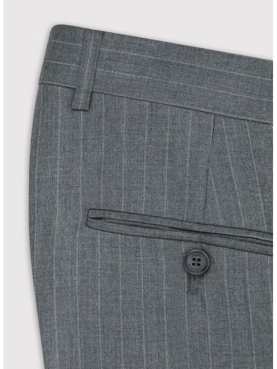 Pako Lorente Pako Lorente Spodnie garniturowe P24WF-6G-004 Szary Slim Fit