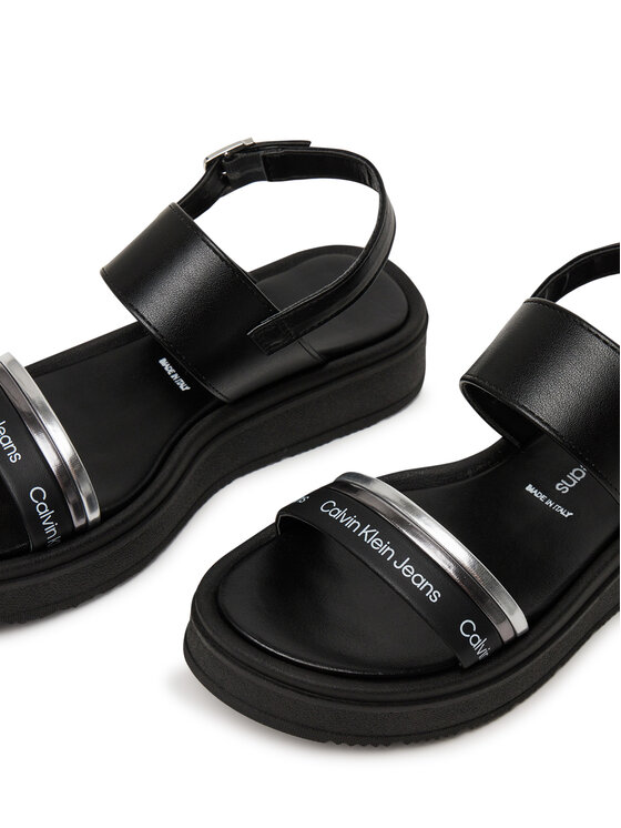Calvin Klein Jeans Calvin Klein Jeans Sandali V4A2-82053-0371X S Črna