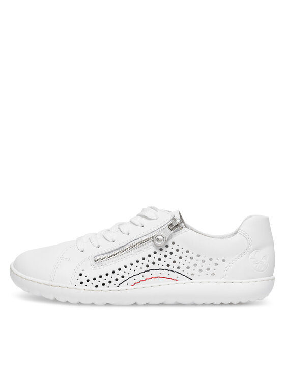 Rieker Rieker Sneakersy 52824-80 Biały