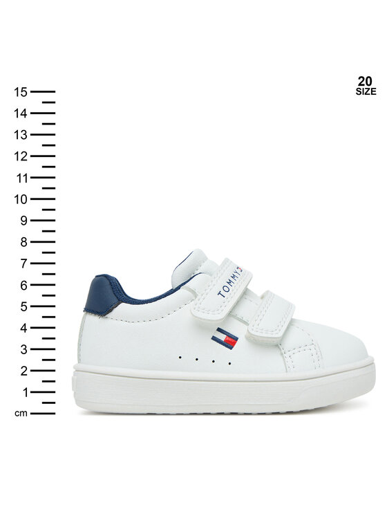 Tommy Hilfiger Tommy Hilfiger Sportcipők Low Cut Velcro Sneaker T1X9-34062-1355 M Fehér