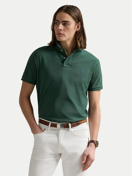 Polo Ralph Lauren Polo 710536856458 Verde Slim Fit, taglia : S