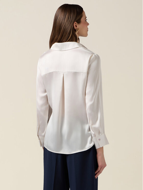 Oltre Oltre Koszula 5374R503080N011 Biały Regular Fit