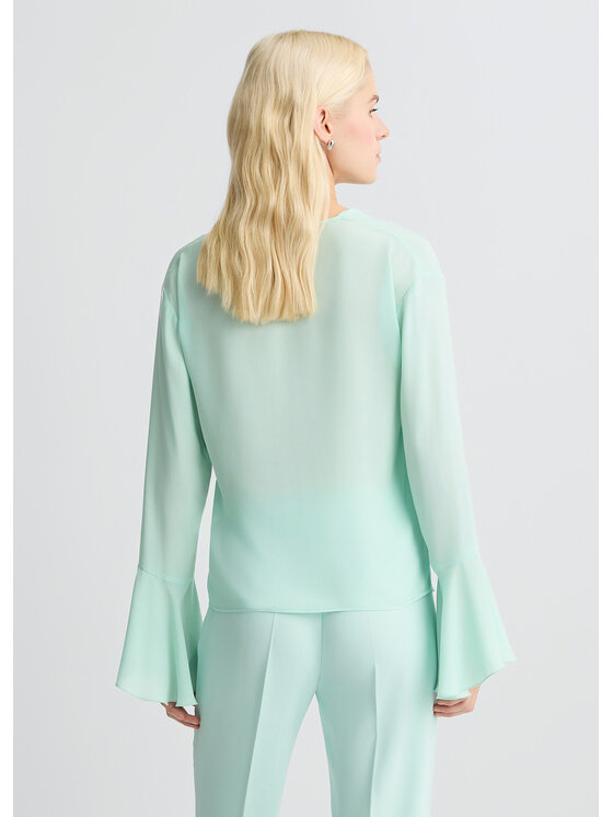 Liu Jo Liu Jo Blusa CA5374TS066X0687 Verde Regular Fit