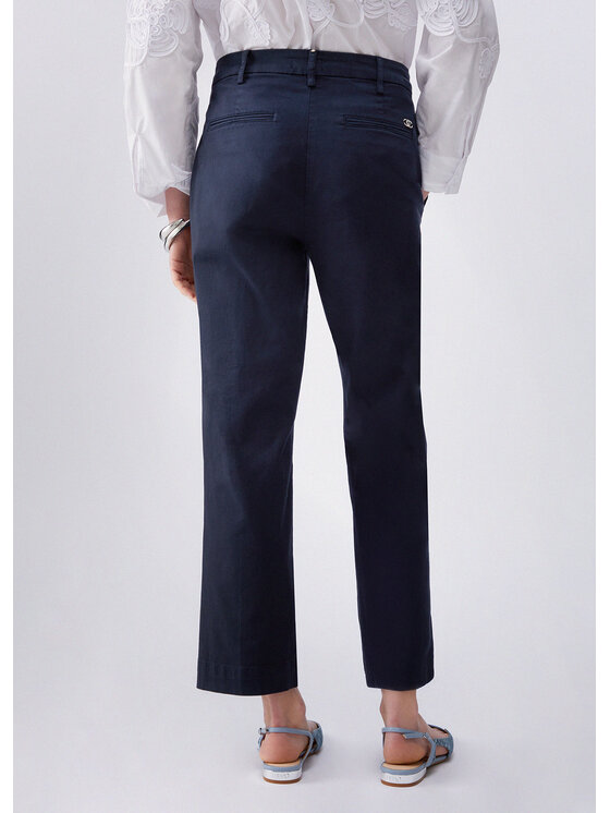 Liu Jo Liu Jo Spodnie materiałowe WA6463T925793924 Niebieski jasny Regular Fit